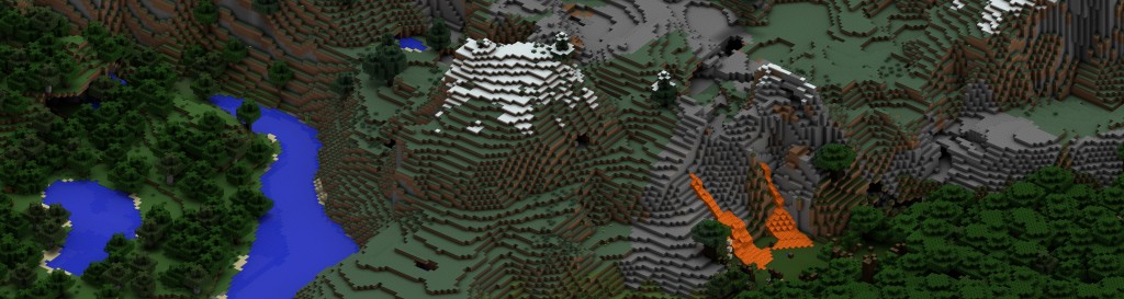 Blocky - Minecraft Landscape [Cycles] preview image 2